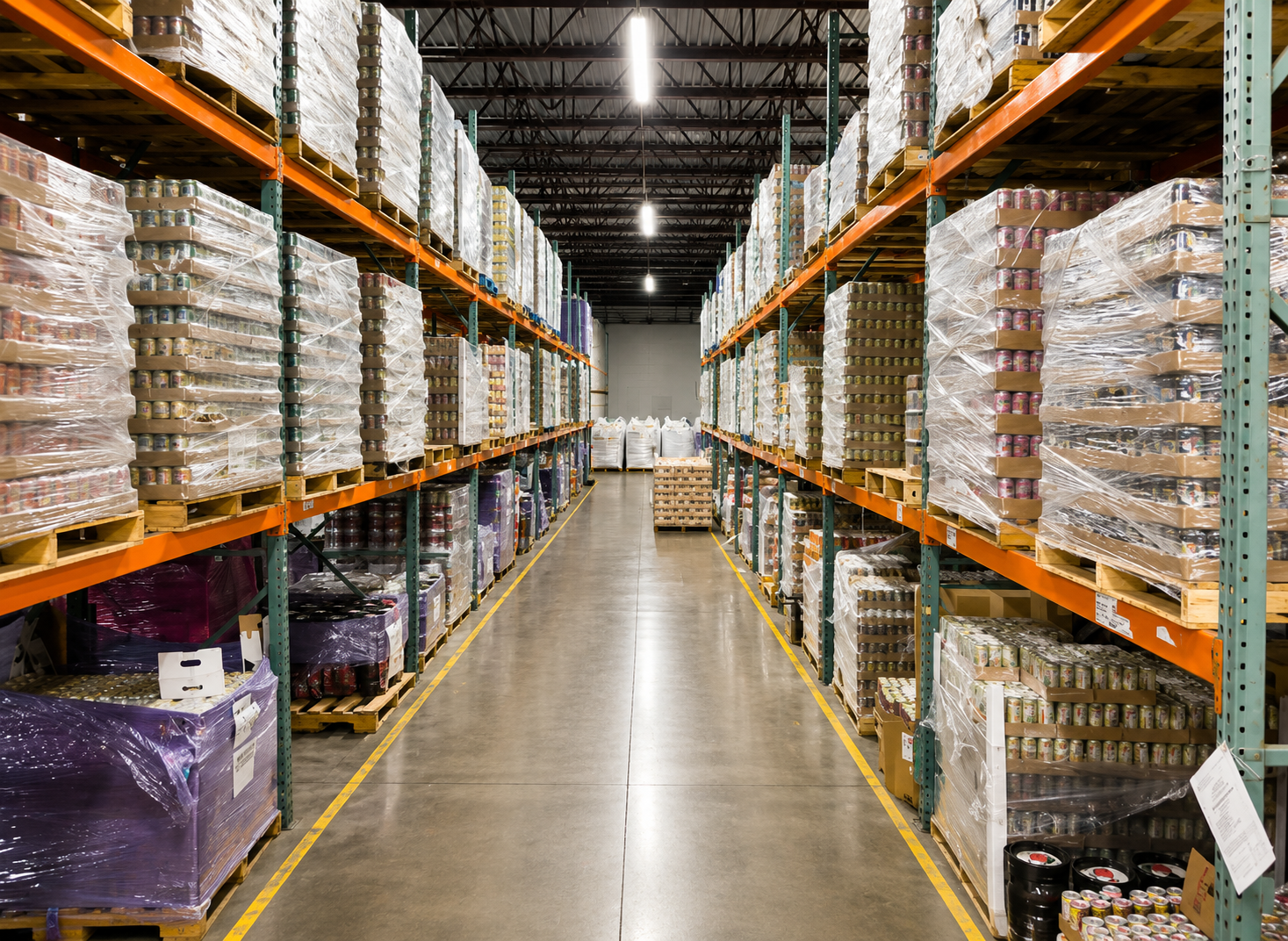 Forklift in FMG Denver warehouse